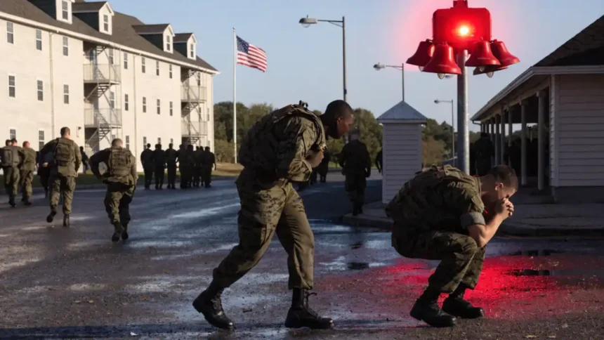 ICE Marine Corps Parris Island Sparks Alarm