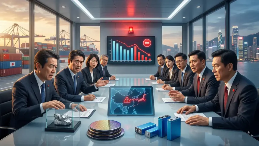 Japan China Gallium Semiconductor Battery Warning in 2026