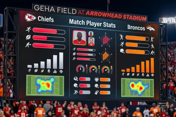 Kansas City Chiefs vs Denver Broncos Match Player Stats