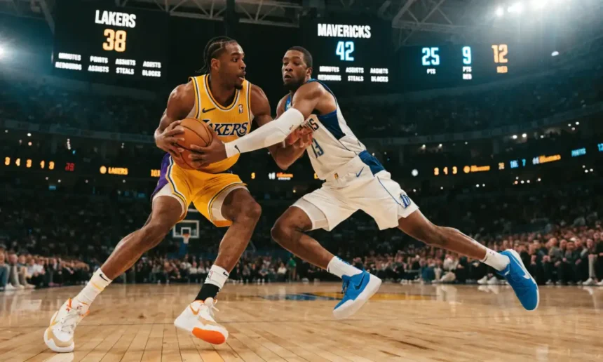 Lakers vs Dallas Mavericks Match Player Stats