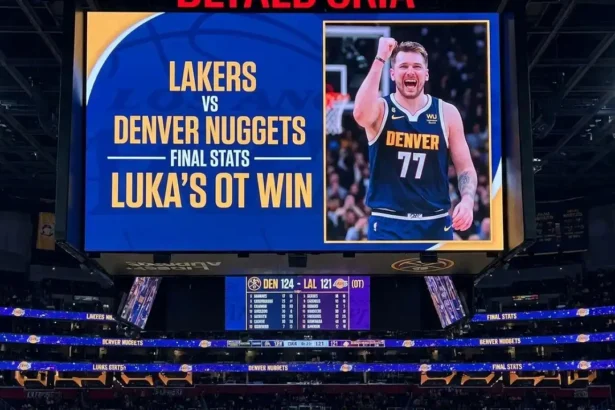 Lakers vs Denver Nuggets Match Player Stats Luka's OT Win