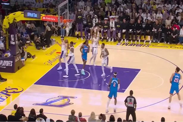 Lakers vs OKC Thunder Match Player Stats
