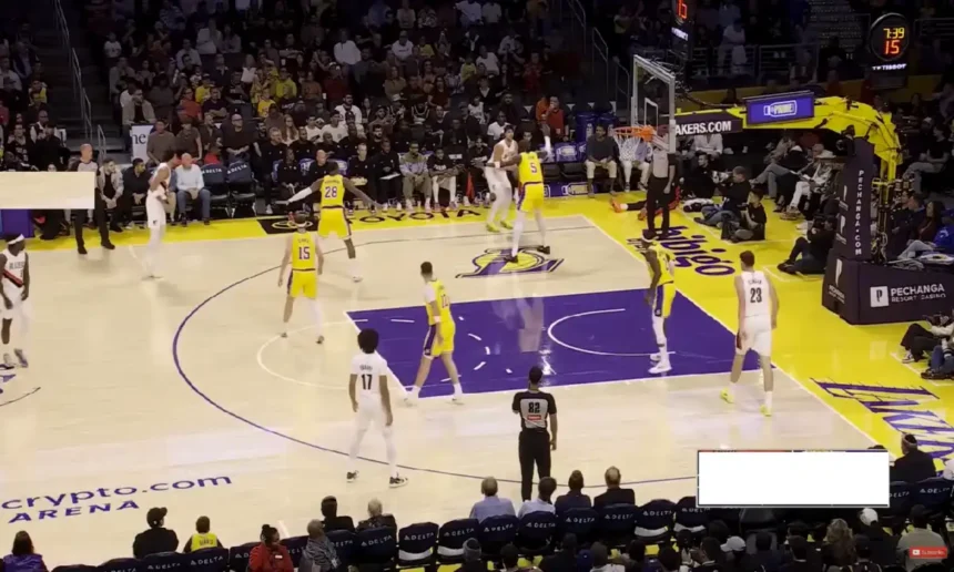Lakers vs Portland Trail Blazers Match Player Stats