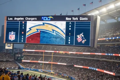 Los Angeles Chargers vs New York Giants match player stats