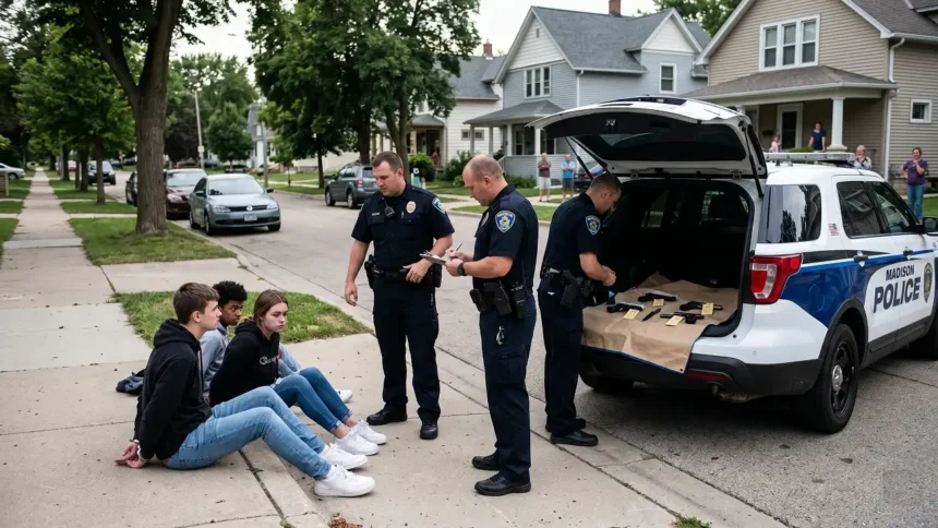 Madison Police Arrested Three Teens After Finding Multiple Weapons