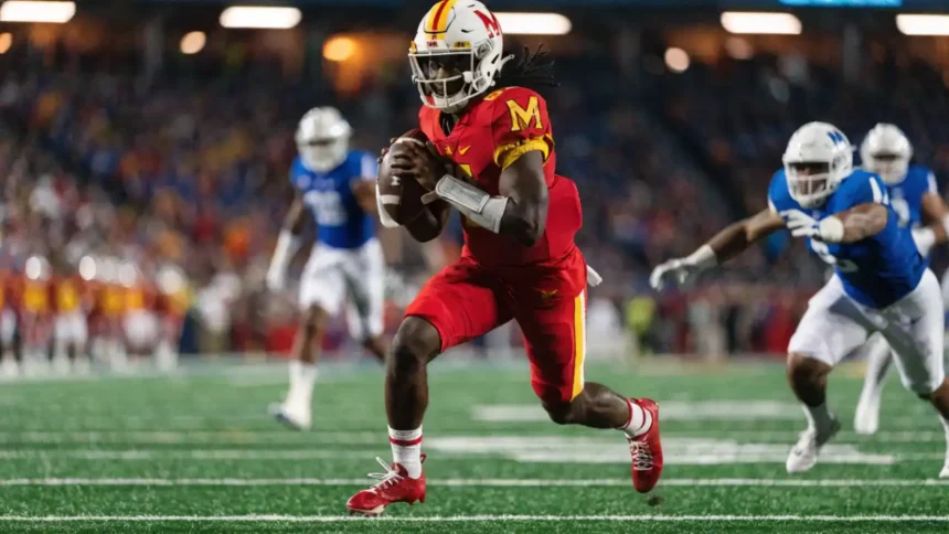 Maryland QB Malik Washington Shatters Freshman Record