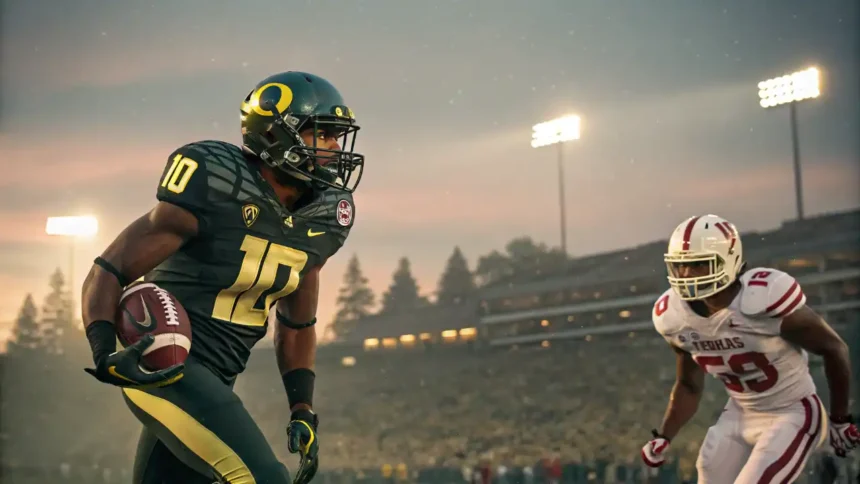 Oregon Ducks Football vs Indiana Hoosiers Football Match Player Stats