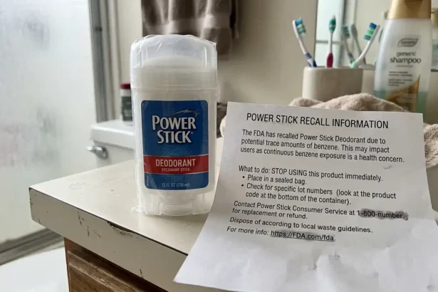 Power Stick Deodorant Recall Fda What It Means For You