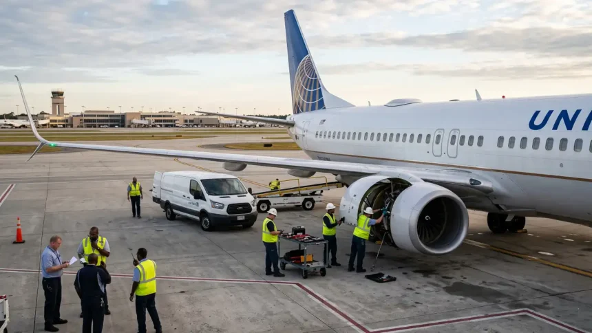 United Airlines Charleston Mechanical Issue