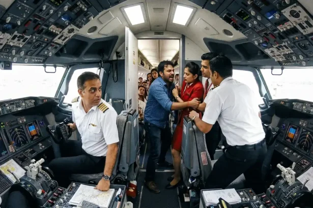 Unruly Passengers Cockpit Disruption Spicejet