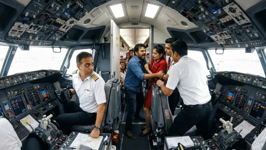 Unruly Passengers Cockpit Disruption Spicejet