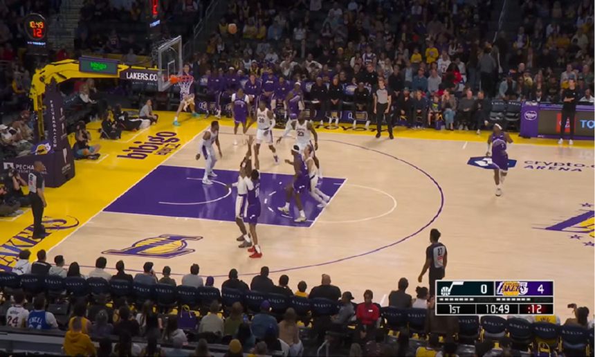 Utah Jazz vs Lakers Match Player Stats