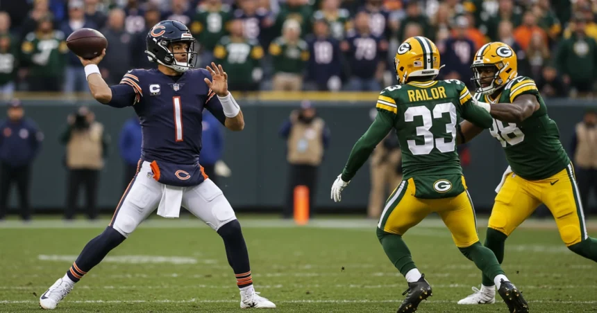 chicago bears vs green bay packers match player stats