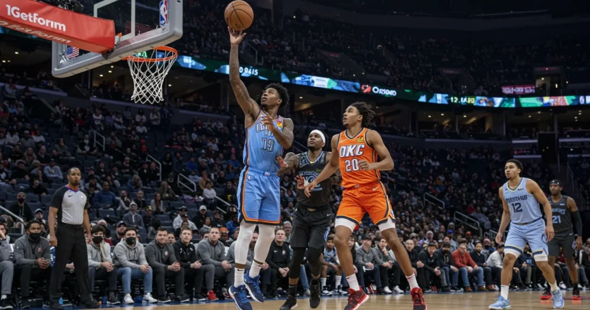 okc thunder vs memphis grizzlies match player stats