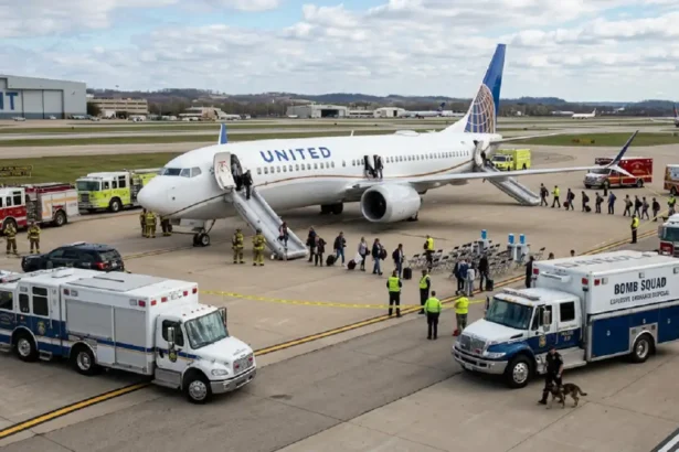 United Airlines Flight UA2092 Diverted After A Suspected Bomb Threat