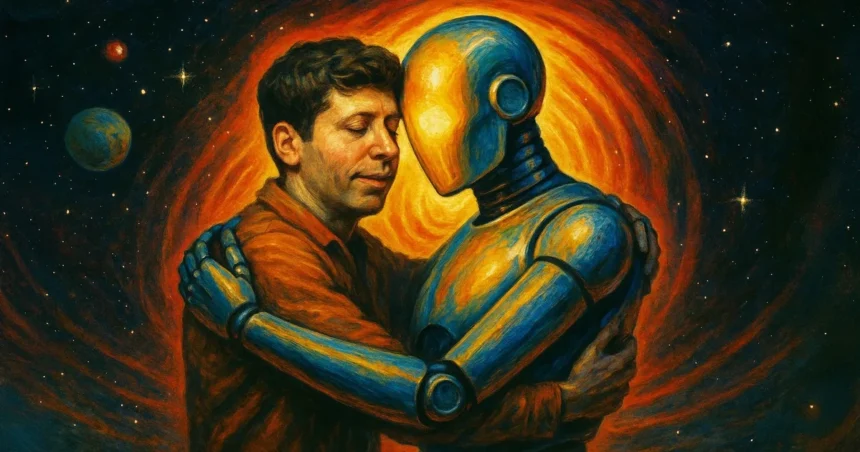 sam altman ai singularity views