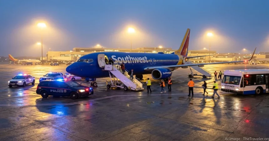 southwest emergency flight diversion