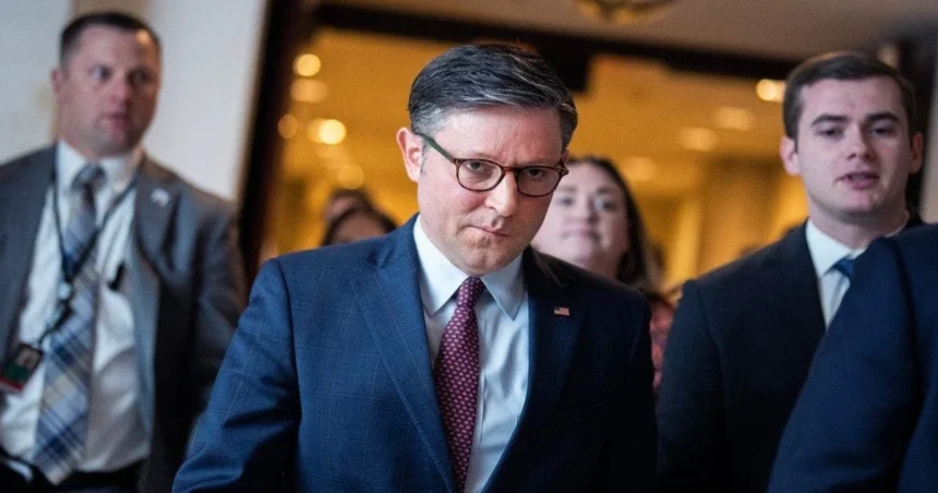 speaker johnson abandons floor agenda sends members home early amid