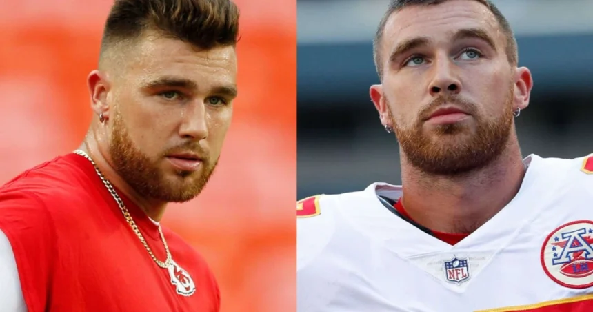 travis kelce physical appearance