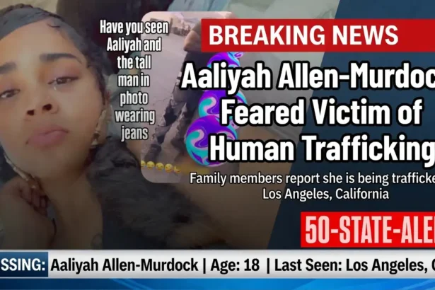 Aaliyah Allen-Murdock, Feared Victim of Human Trafficking