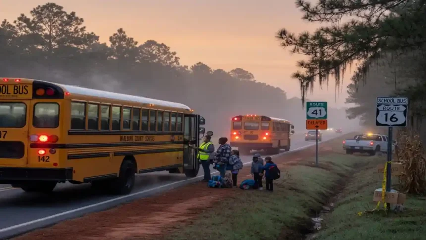 Marlboro County School Bus Delays