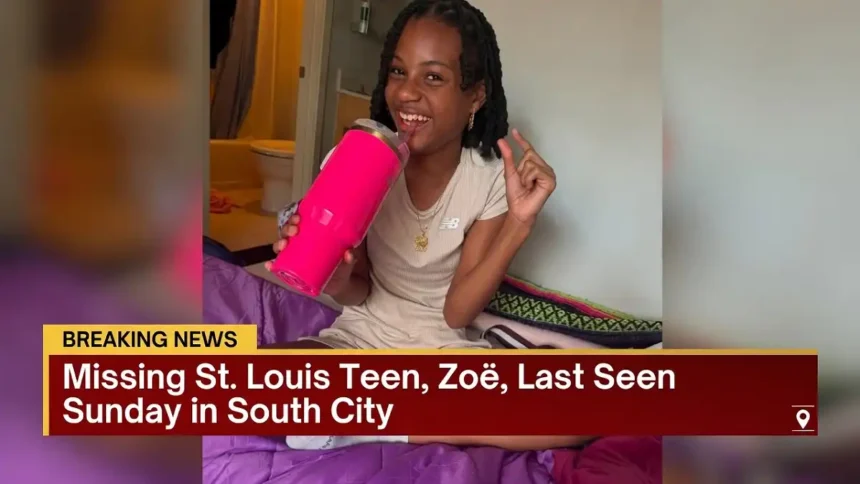 Missing St. Louis Teen, Zoë, Last Seen Sunday in South City