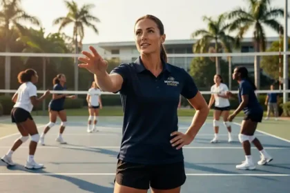 Montverde Volleyball Coach Jola Graham