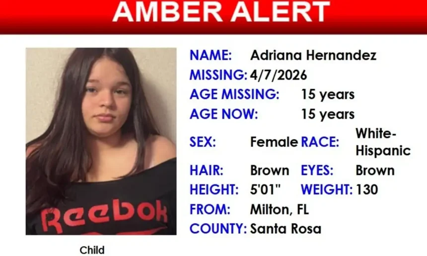 Officials issued an Amber Alert for missing Adriana Hernandez