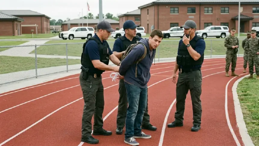 NCIS Agents Arrested a Fan on a Military Base Track