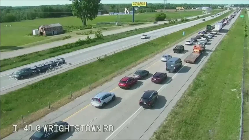 Northbound I-41 Lanes Near Kaukauna Closed Due to Crash